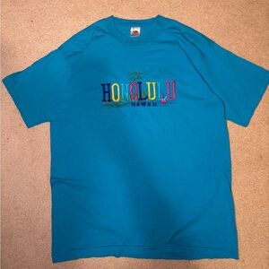 Vintage Honolulu Hawaii T Shirt Single Stitch Made In USA 90s Size XL
